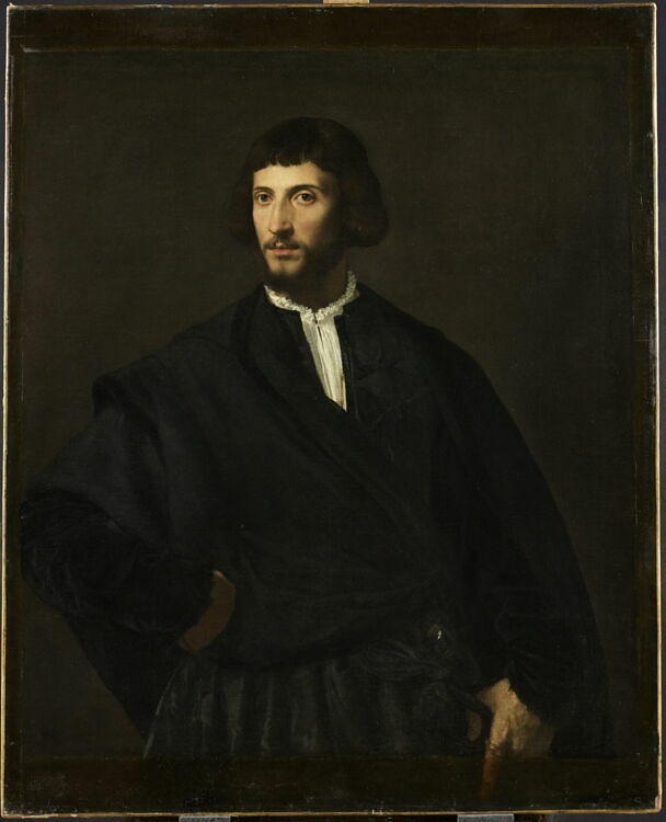 Portrait of a Man, Hand on His Belt