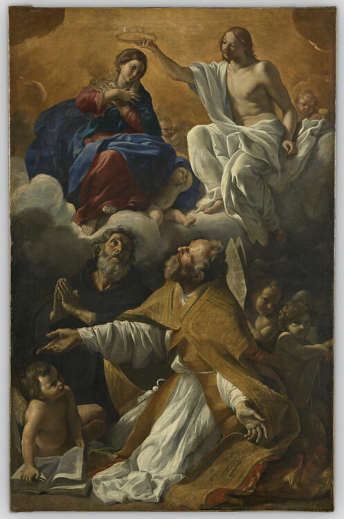 Coronation of the Virgin with St. Augustine and St. William of Aquitaine