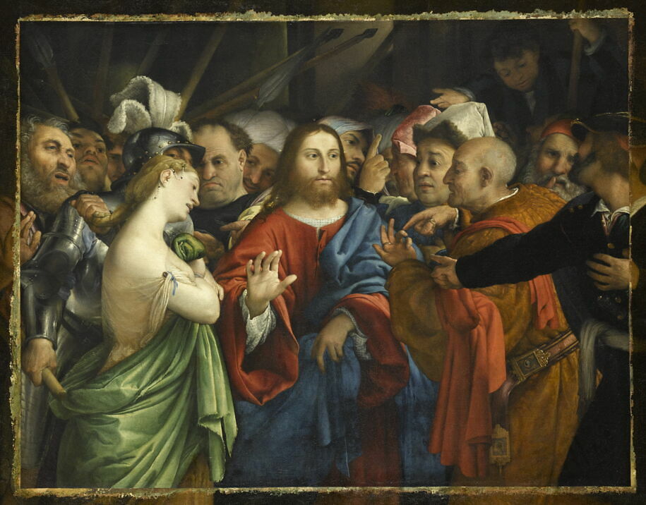 La Femme adultère Louvre Collections
