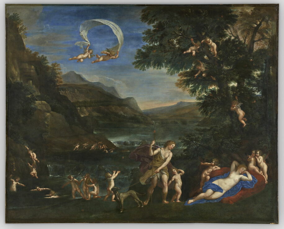 Adonis Led by Cupids to Venus