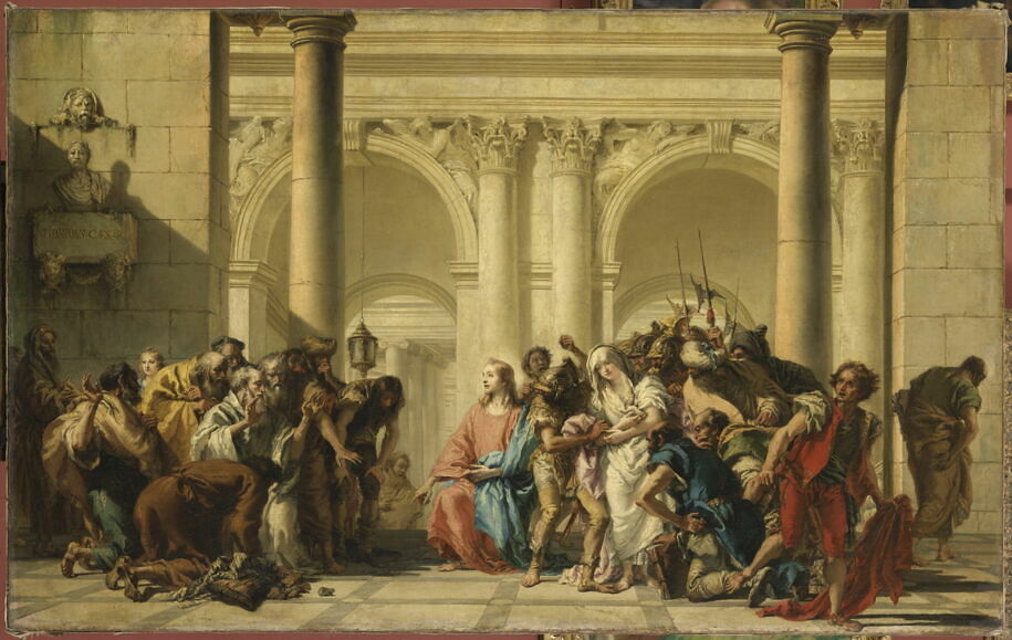 Christ with the Woman Taken in Adultery