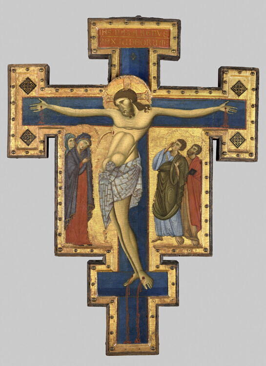 Crucifix by the Master of San Francesco, Louvre