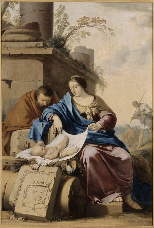 Le Repos pendant la fuite en Egypte Louvre Collections