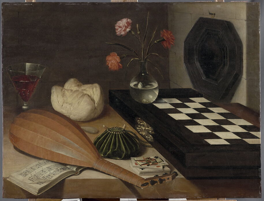Still-life with Checker
