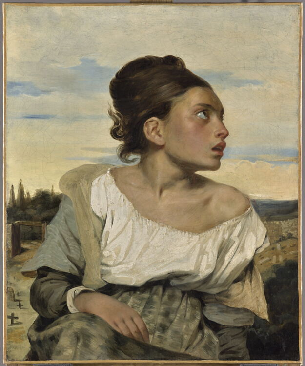 Orphan Girl at the Cemetery