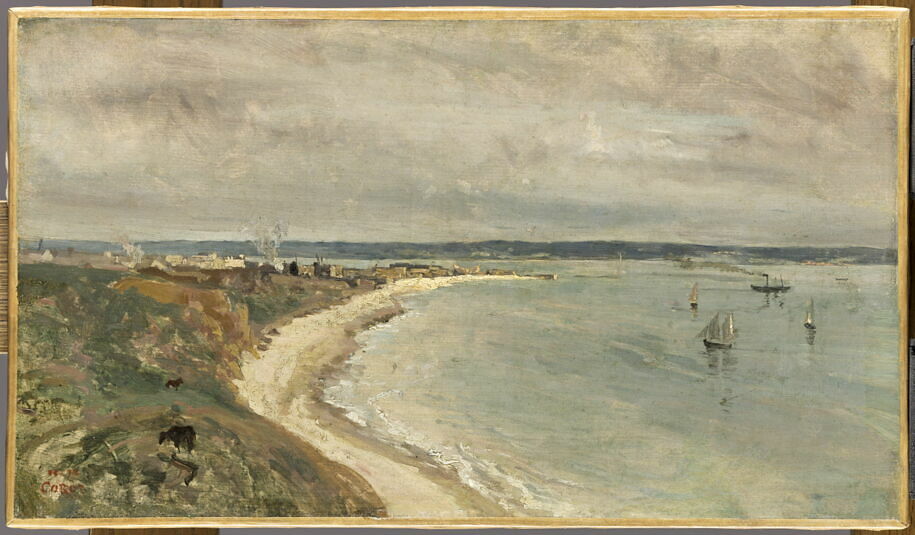 La mer vu du haut des falaises