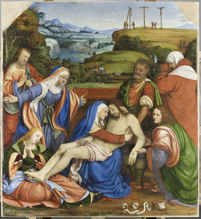 Lamentation over the Dead Christ