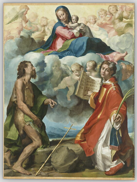 Madonna in Glory with Sts. John the Baptist and Stephan