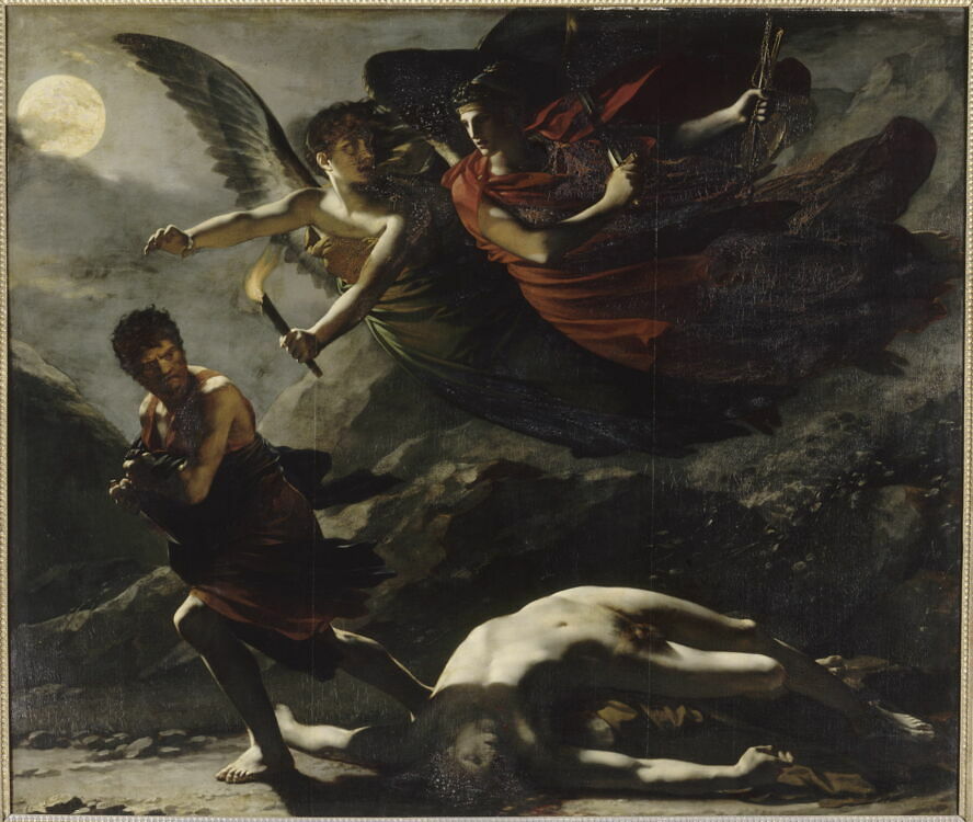 La Justice et la Vengeance divine poursuivant le Crime Louvre Collections
