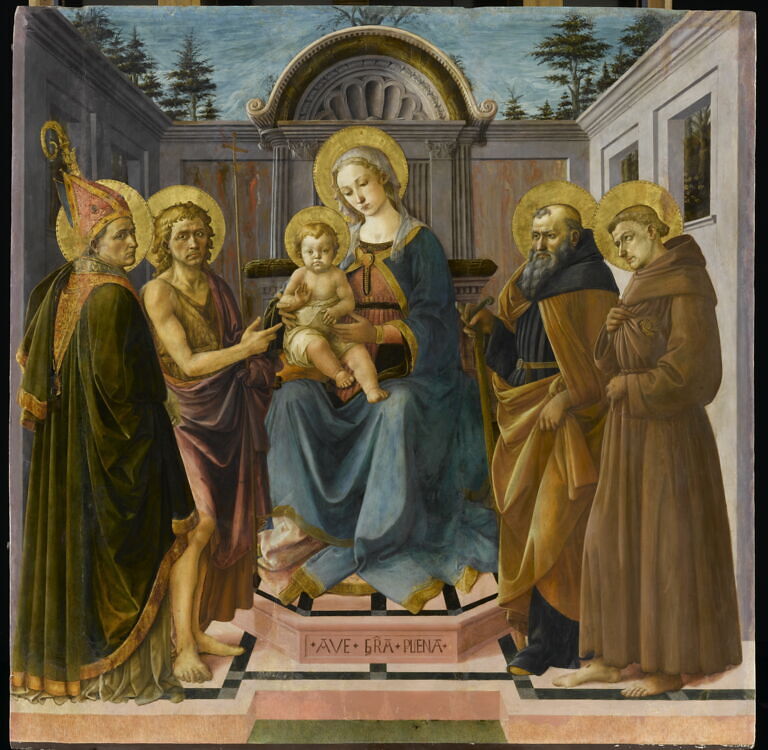 Madonna and Child with St. Zenobius, St. John the Baptist, St. Anthony and St. Francis of Assisi