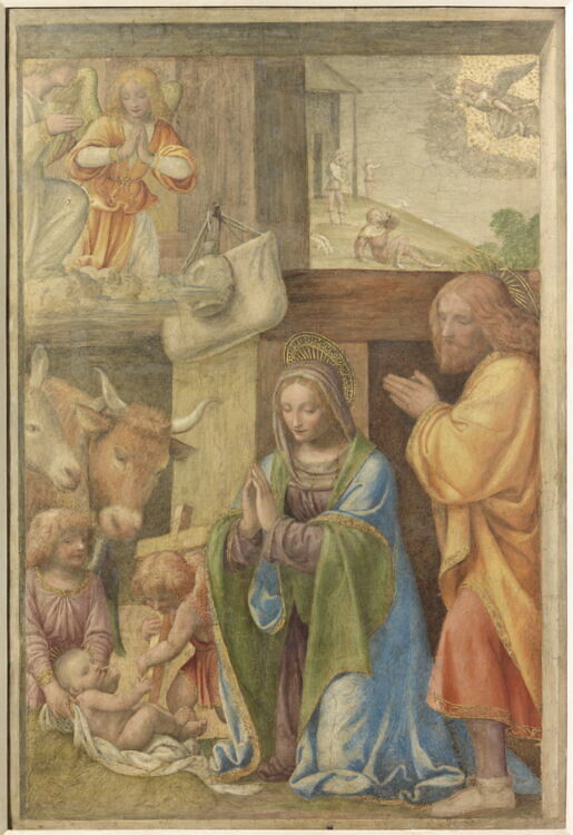 Nativity and Annunciation to the Shepherds