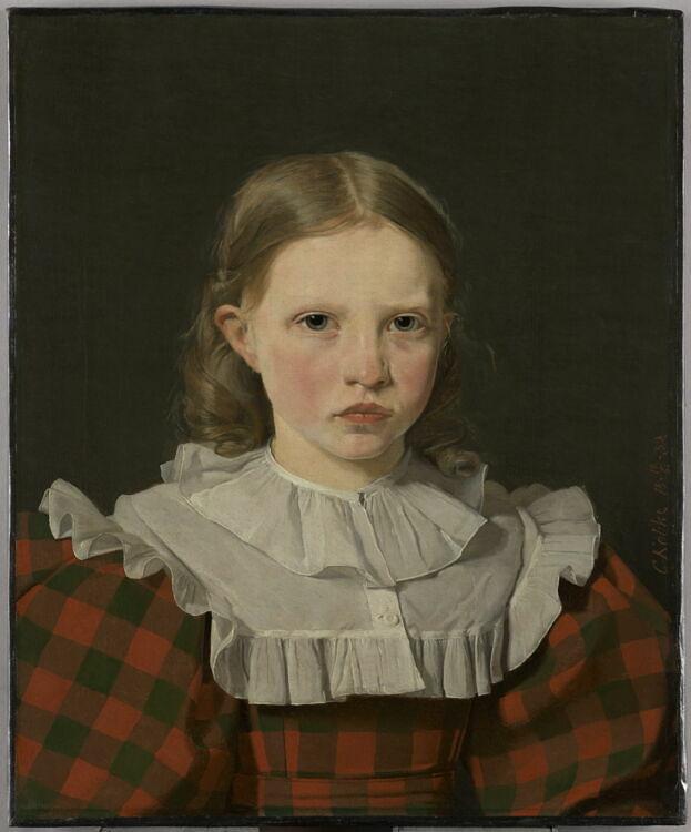 Portrait of Adolphine Købke, Sister of the Artist