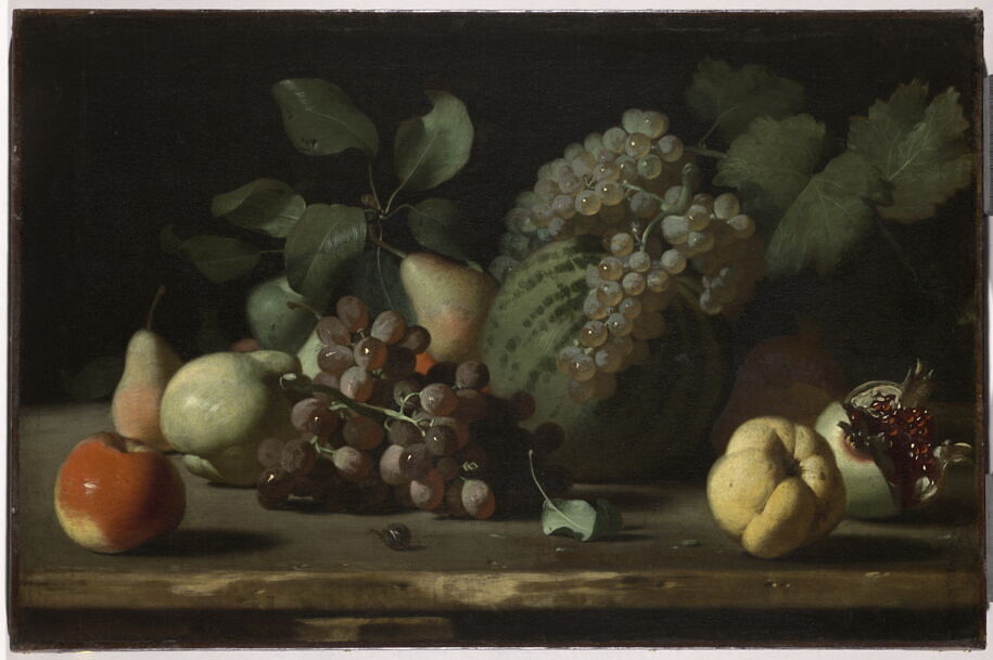 Still-Life with Grapes and Grenade