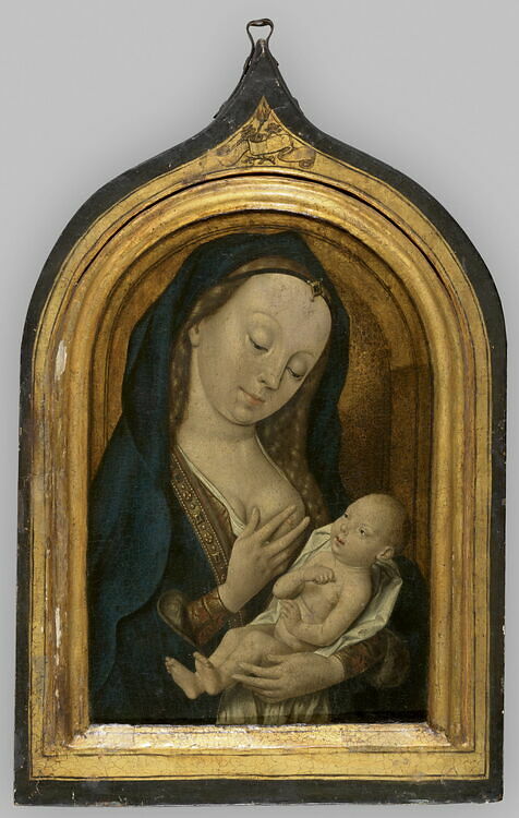 La Vierge allaitant l Enfant  Louvre  Collections