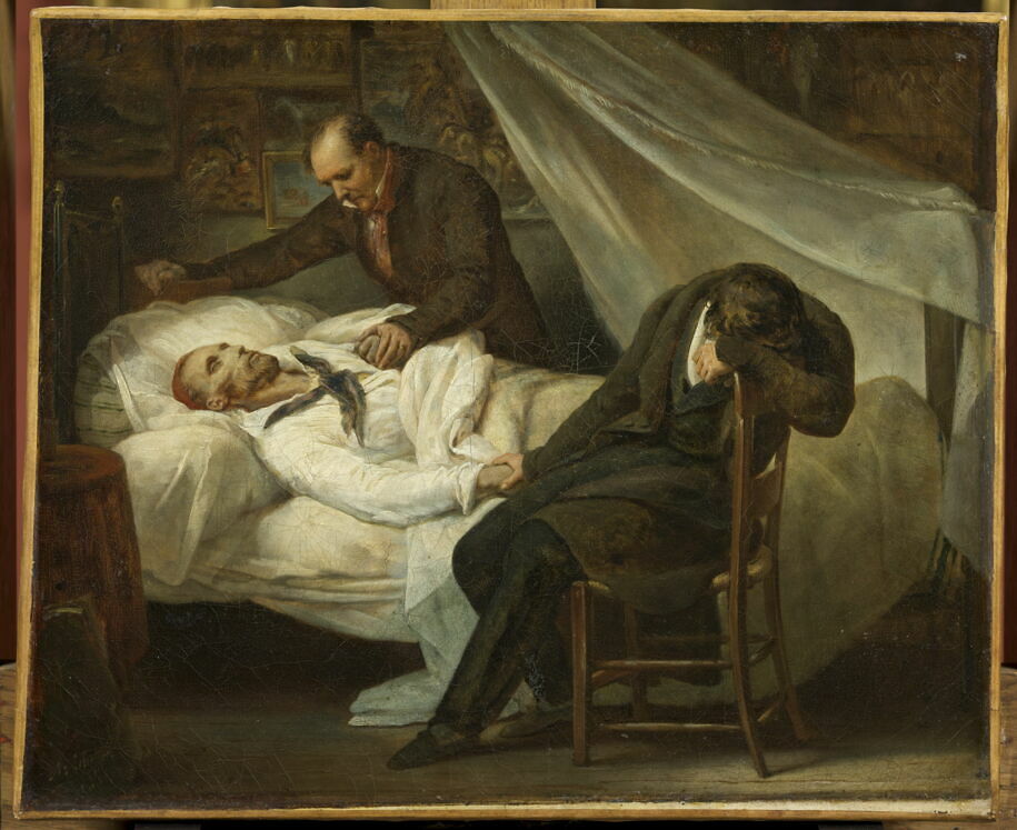 La mort de Géricault (26 janvier 1824) Louvre Collections