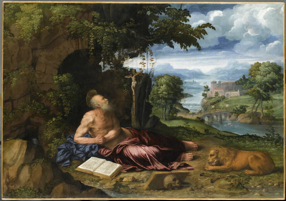 Saint Jerome Praying in the Desert