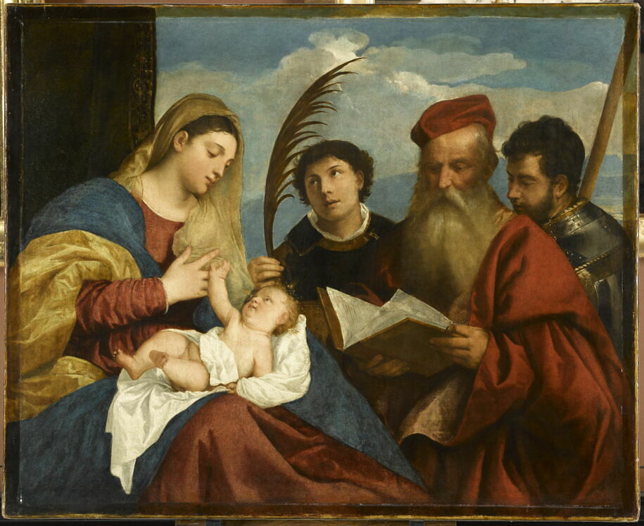 Virgin and Child with Saints Stephen, Jerome and Maurice