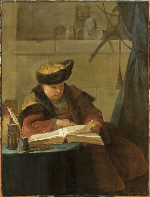 A Chemist in His Laboratory