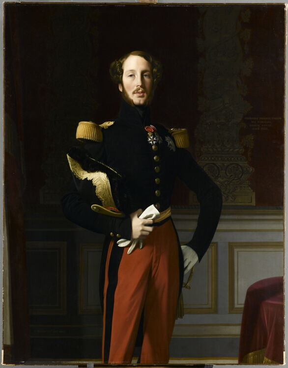 Ferdinand-Philippe d'Orleans by Ingres - RF 2005-13