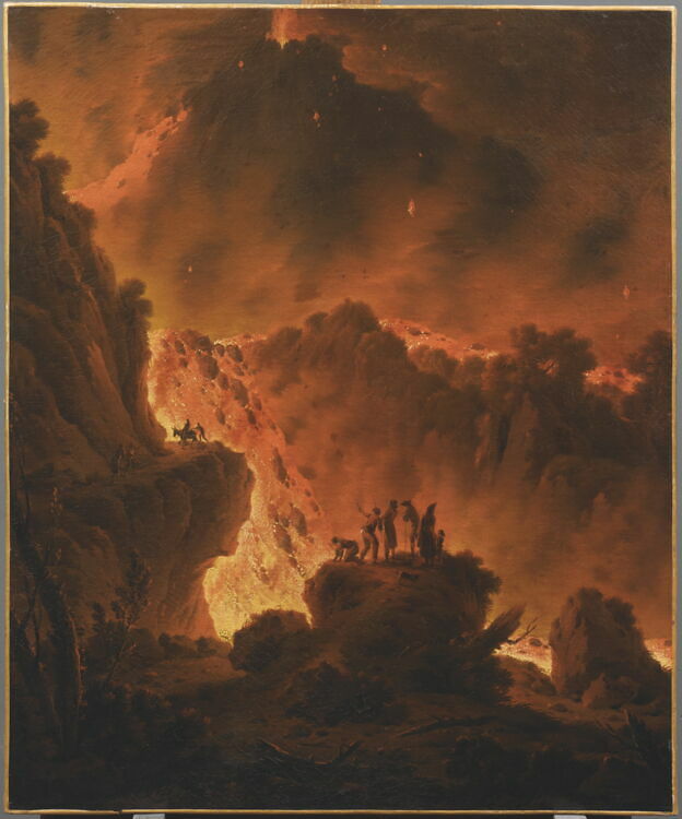 L Eruption Du V Suve Louvre Collections