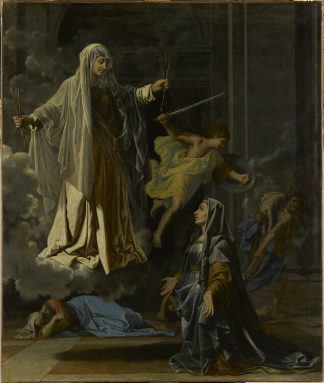 Saint Frances Announcing the End of the Plague in Rome