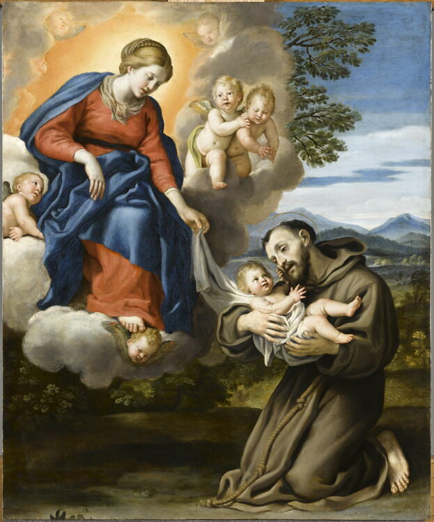 Madonna and Child with St. Francis