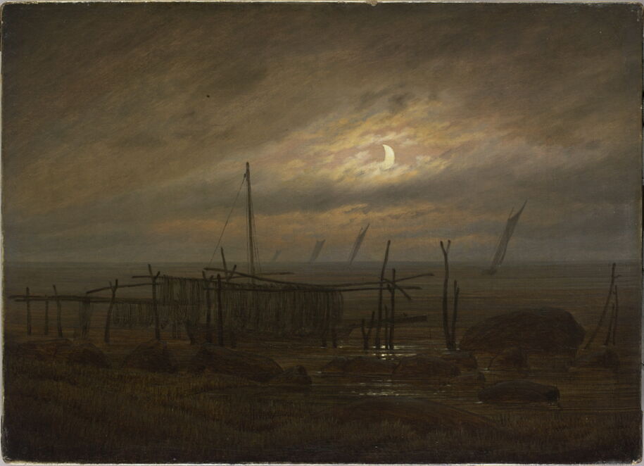 Seaside moonlight
