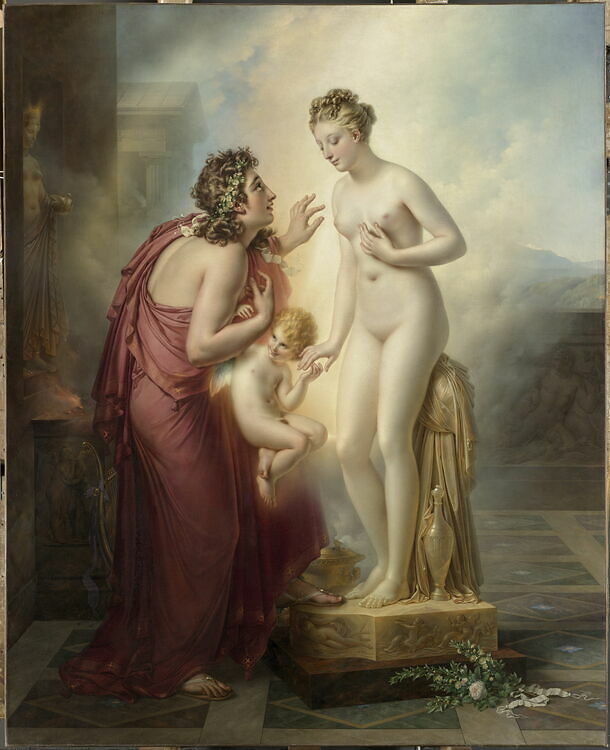 Anne-Louis Girodet - Pygmalion & Galatée
