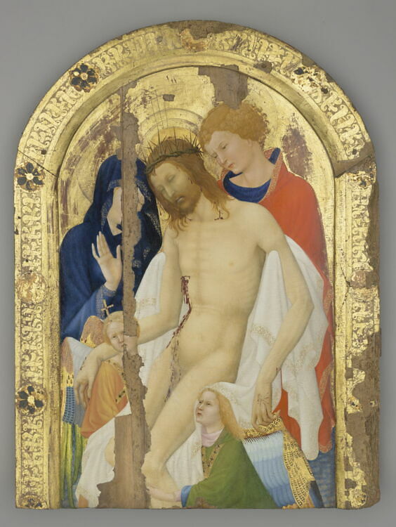 Pietà with Saint John Evangelist and Two Angels