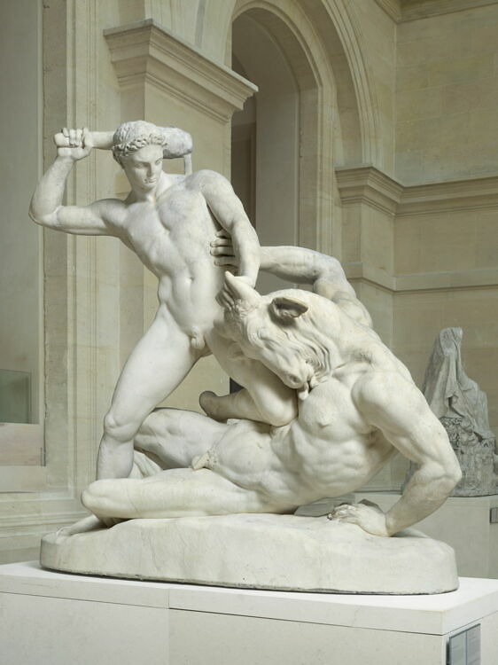 Theseus Fighting the Minotaur
