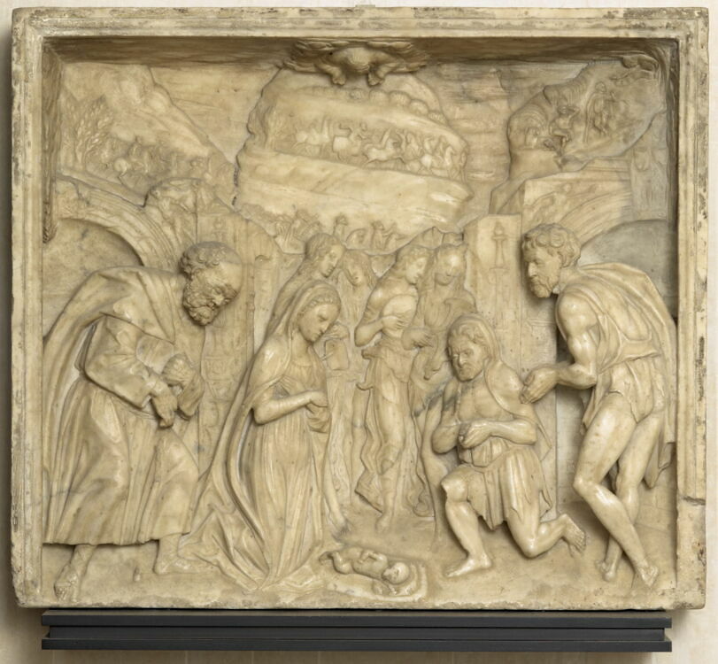 L'Adoration des bergers et le cortège des Rois mages Louvre Collections