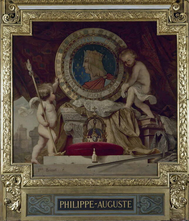 Figurine Vertunni - Philippe Auguste - Étain Peint 60mm - Moyen Âge