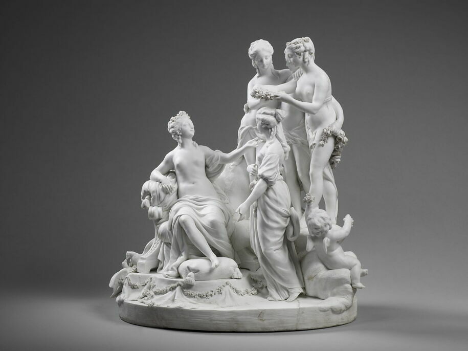 Venus having Beauty crowned by the Graces