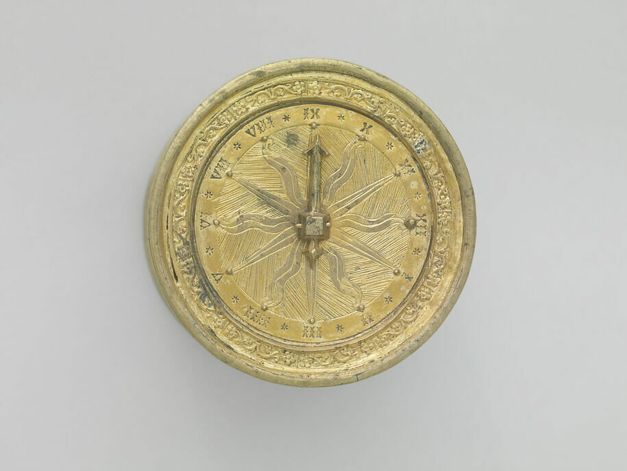 Horloge de Table avec Astrolabe Allemand d'époque Renaissance | Kollenburg Antiquairs
