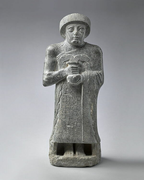 Seated Statue Of Gudea