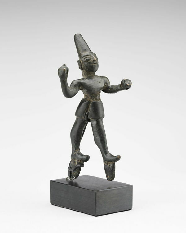 FIGURINE COMPOSITION DURSO MOYEN AGE HOMME TIRANT A LA CATAPULTE CHIALU