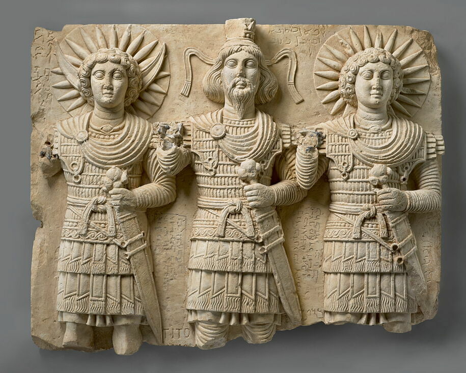 The Divine Triad of Palmyre-AO 19801