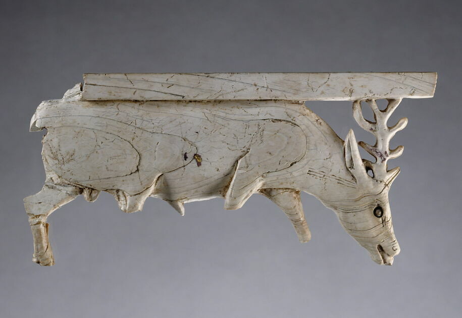 Plaque featuring a stag