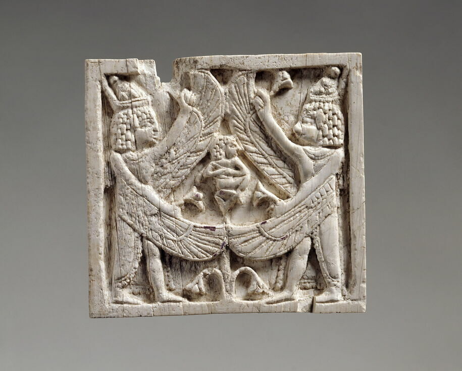 Plaque fragment: Egyptian-style scene