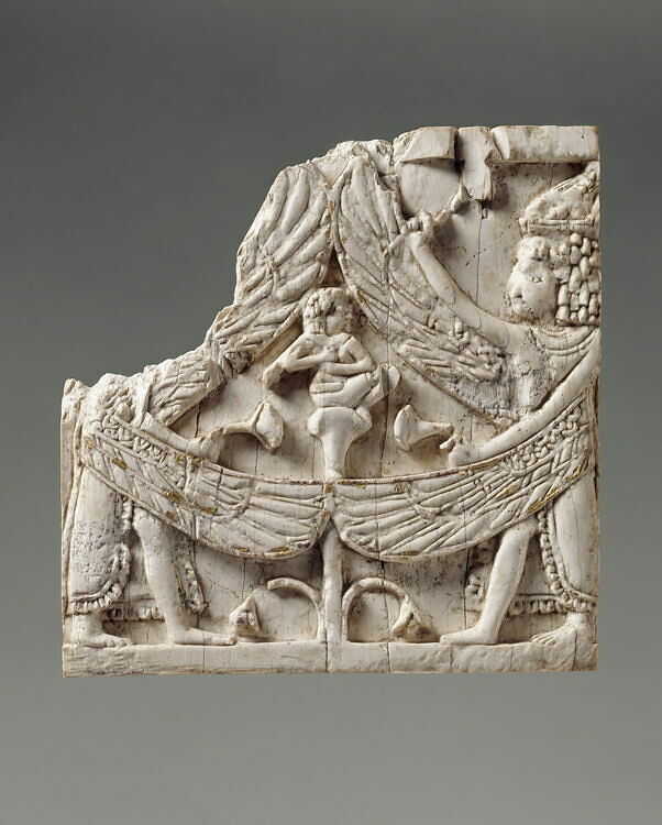 Plaque fragment: Egyptian-style scene