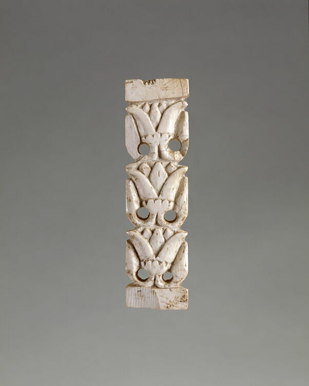 Decorative element: three lotus flowers