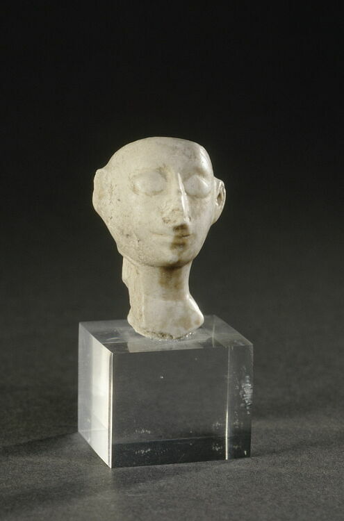 Head of a statuette