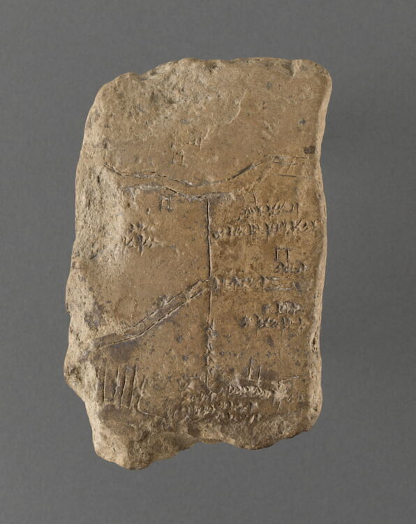 Neo-Babylonian map of a mountainous region