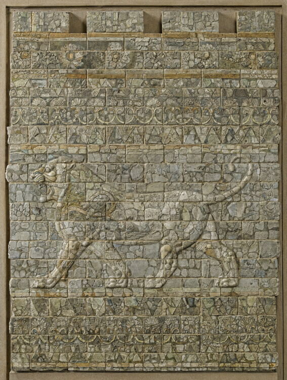 Panel of the frieze of lions