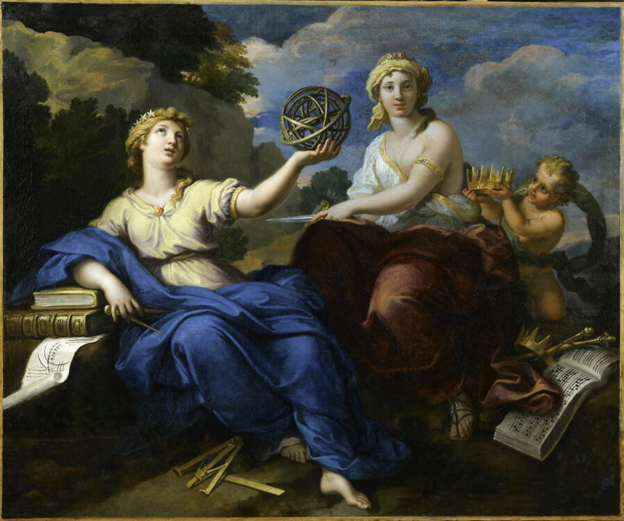 Uranie Et Melpomène Louvre Collections