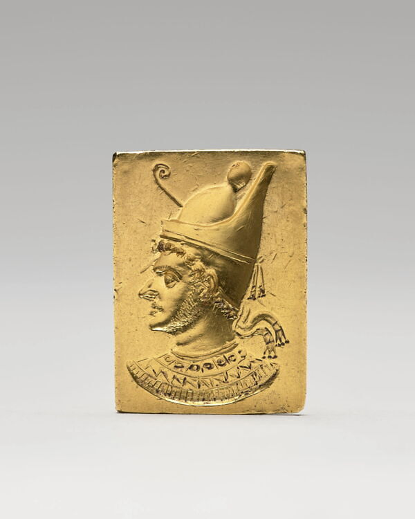 Ring with engraved portrait of Ptolemy VI Philometor