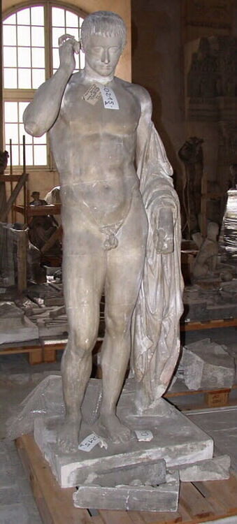 Tirage d'une statue de Germanicus ou Marcellus en Hermès - Louvre site ...