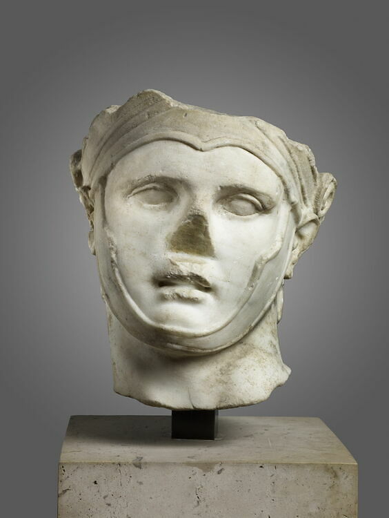 Helmeted portrait of Seleucus I Nicator