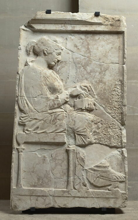 funerary Stele in honor of Philis, daughter of Cleomenes