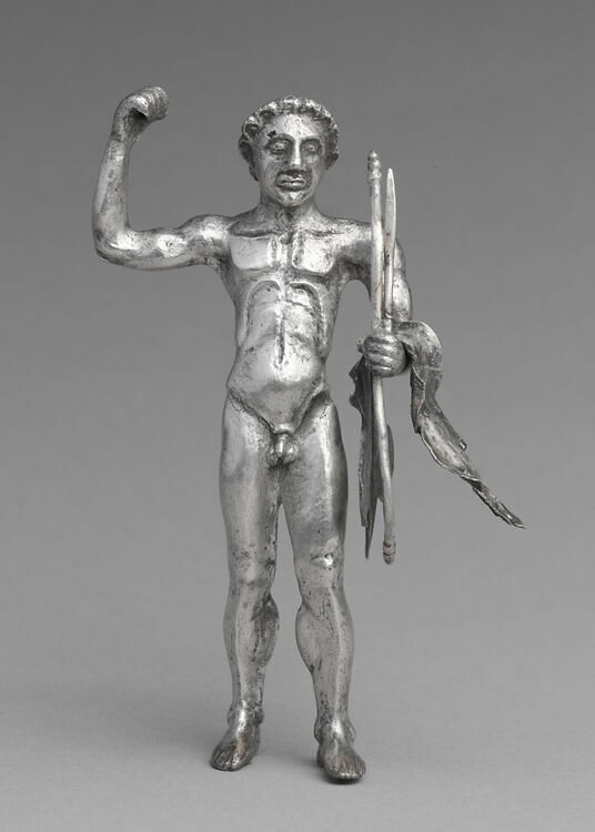 Statuette votive figurant Héraclès Louvre Collections